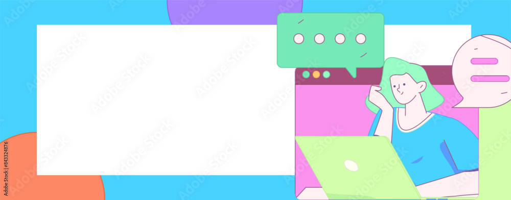 Flat vector illustration of business people operating work scene
Flat vector illustration of business people operating work scene