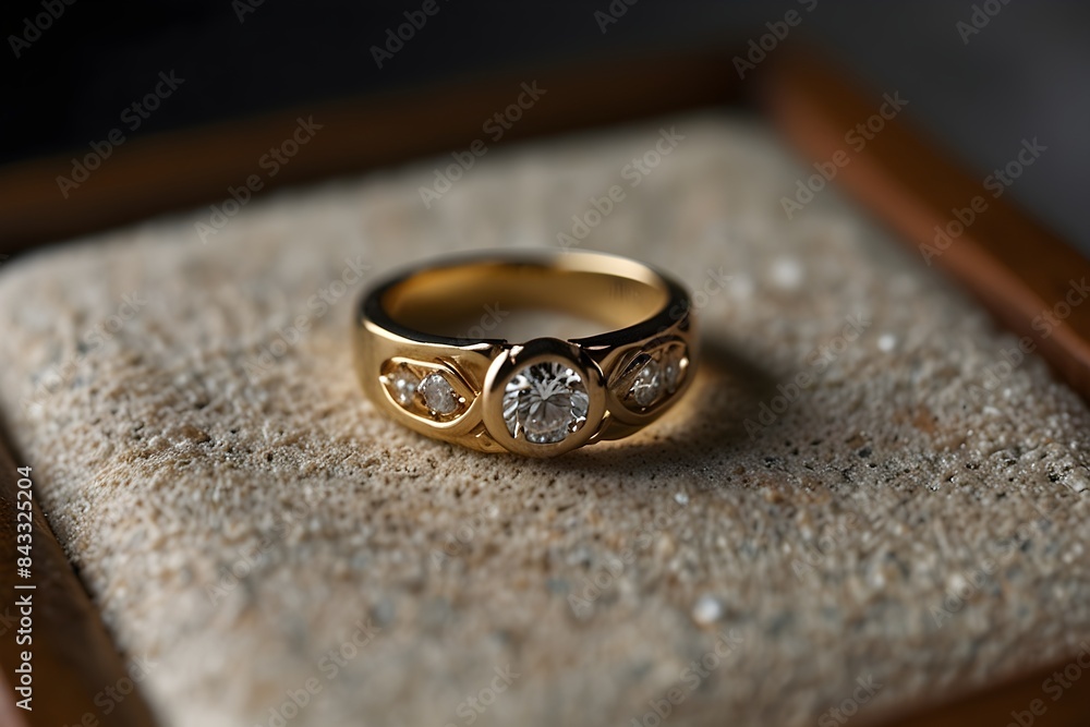 The significance of a family heirloom ring passed down through generations ai-generated The significance of a family heirloom ring passed down through generations ai-generated