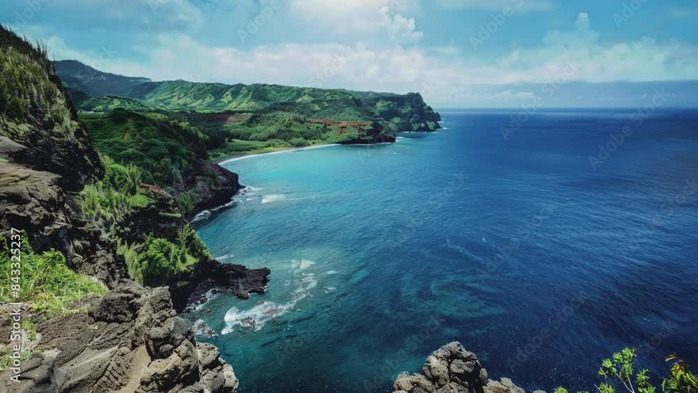 A drone's view reveals the endless beauty of the ocean, creating a sense of awe and wonder.
A drone's view reveals the endless beauty of the ocean, creating a sense of awe and wonder.