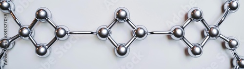 Benzene molecule with hexagonal ring