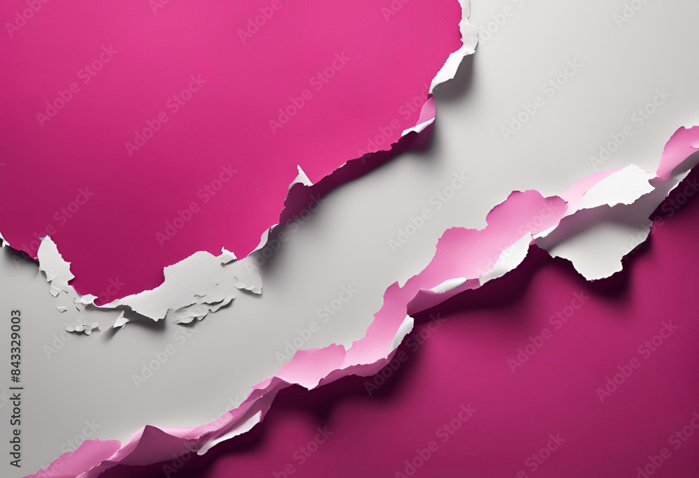 Pink and maroon layered torn paper background with copy space. Pink and maroon layered torn paper background with copy space.