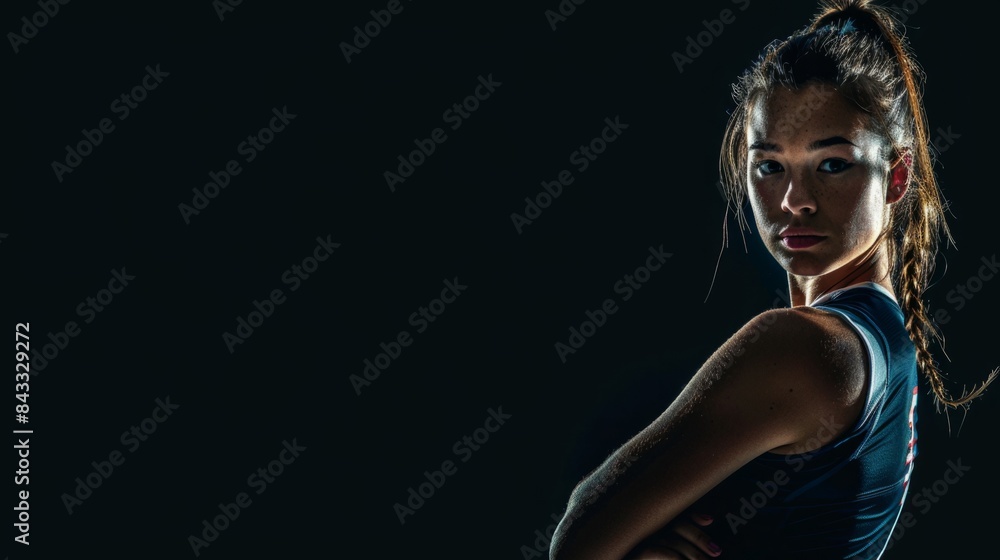 Female professional volleyball player Female professional volleyball player
