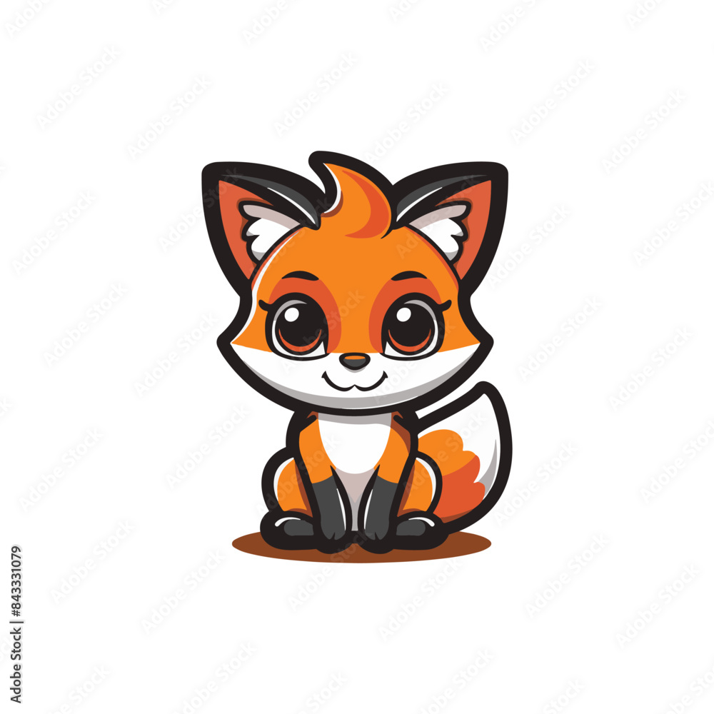 cute fox mascot design cute fox mascot design