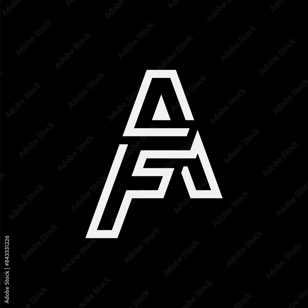 Letter AF or FA Logo, Monogram Logo letter A with F combination, design logo template element, vector illustration Letter AF or FA Logo, Monogram Logo letter A with F combination, design logo template element, vector illustration