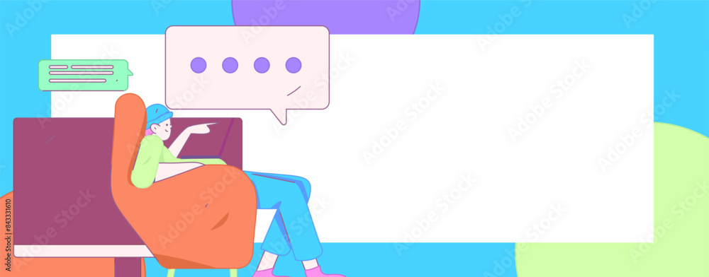 Flat vector illustration of business people operating work scene
Flat vector illustration of business people operating work scene
