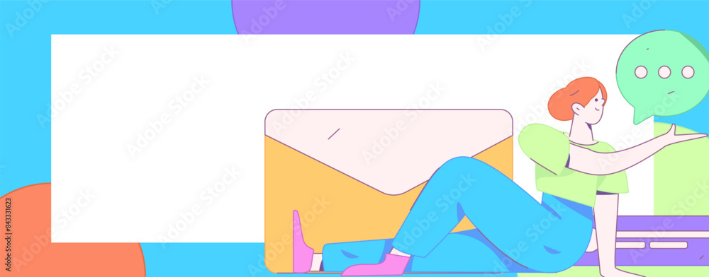 Flat vector illustration of business people operating work scene
Flat vector illustration of business people operating work scene