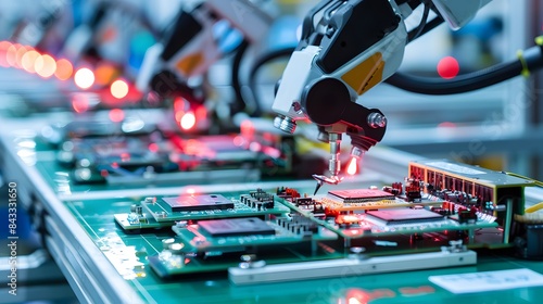 Wallpaper Mural Automated Circuit Board Assembly Line Torontodigital.ca