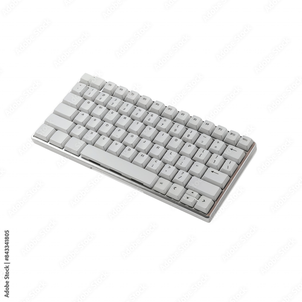 Compact mechanical keyboard with white keys, ideal for minimalist workspaces. Perfect for coding, typing, or gaming with a sleek design. Compact mechanical keyboard with white keys, ideal for minimalist workspaces. Perfect for coding, typing, or gaming with a sleek design.