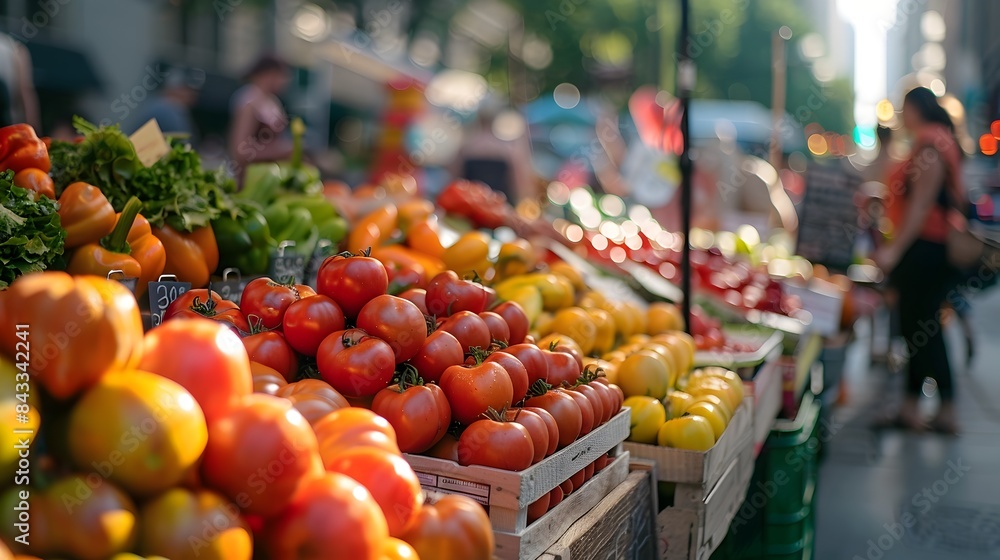 Chicago Street Market in Shallow Depth of Field Chicago Street Market in Shallow Depth of Field