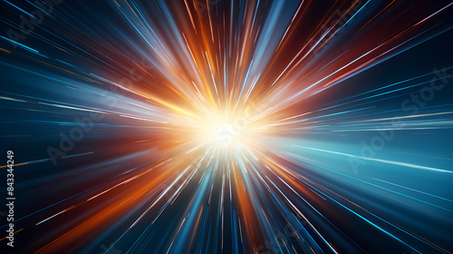 High-speed light trails in space