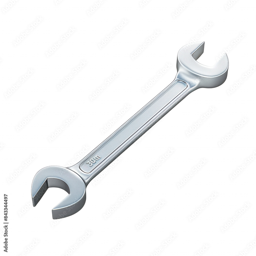 High-quality metal wrench tool isolated on white background, perfect for construction and mechanical use in various repair and maintenance tasks. High-quality metal wrench tool isolated on white background, perfect for construction and mechanical use in various repair and maintenance tasks.