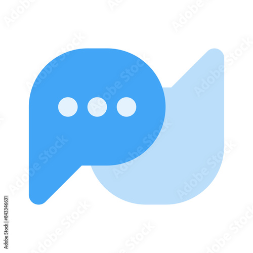 Chats talk discuss ui color icon