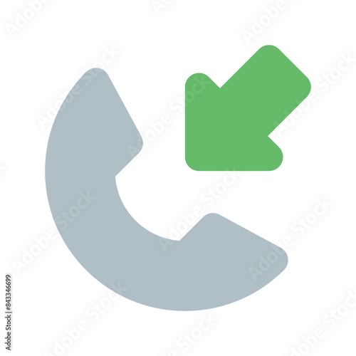 Incoming Call telephone ui color icon