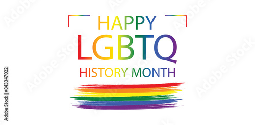 The Power of Pride Illustrating LGBTQ History Month with Flag Design