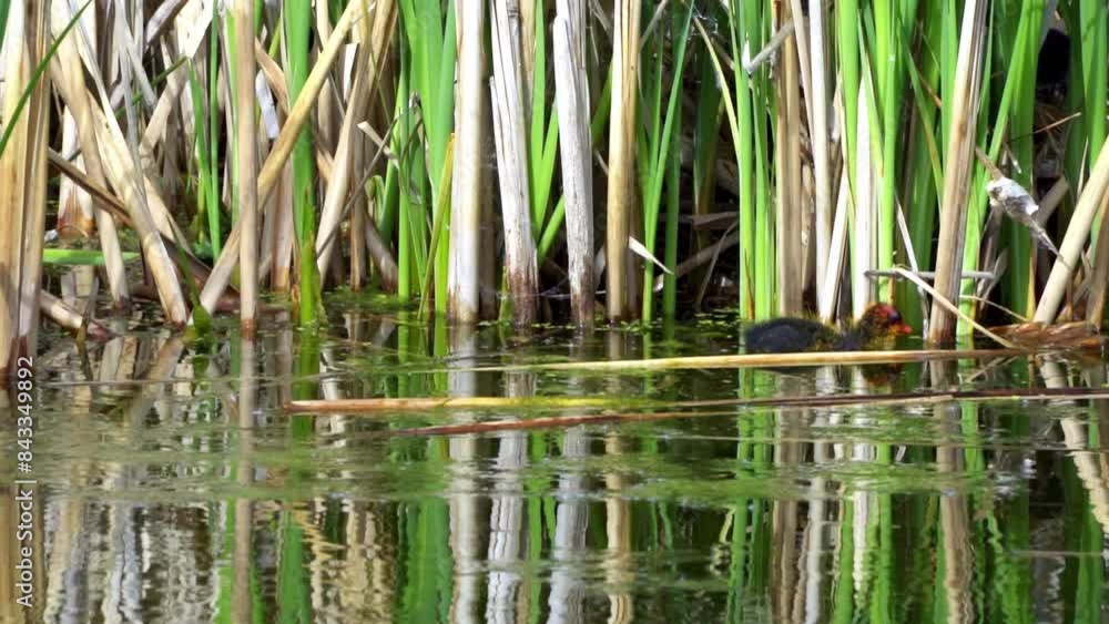 American Coot Chicks at Edmonton Lake American Coot Chicks at Edmonton Lake