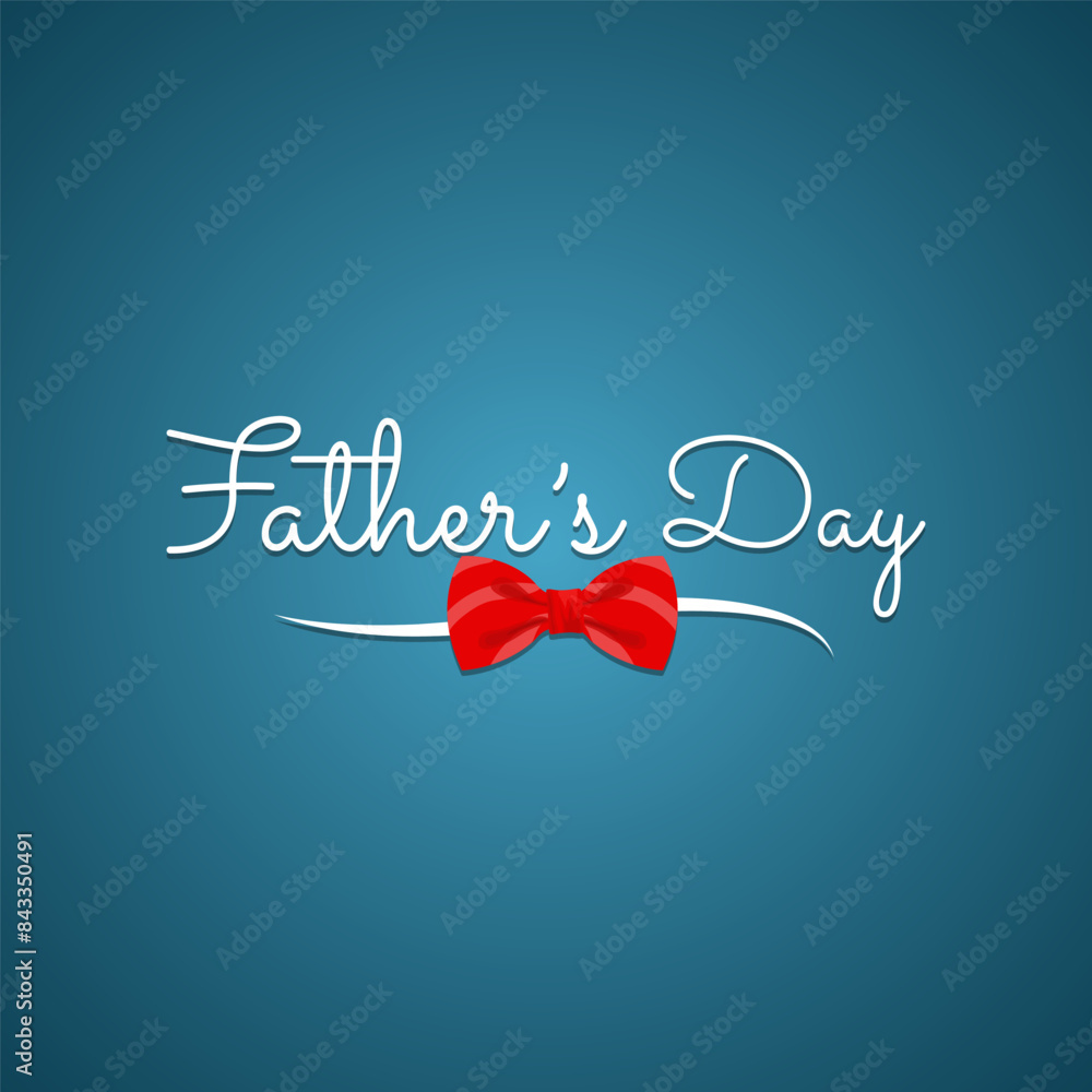 Naklejka premium Happy Father's Day Social Media Post