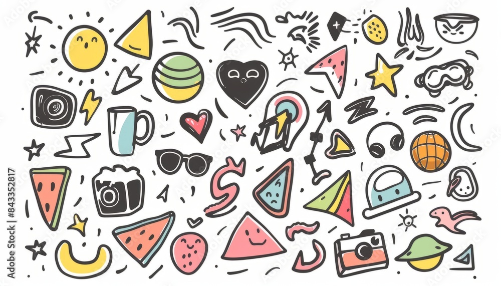 vector stickers pack