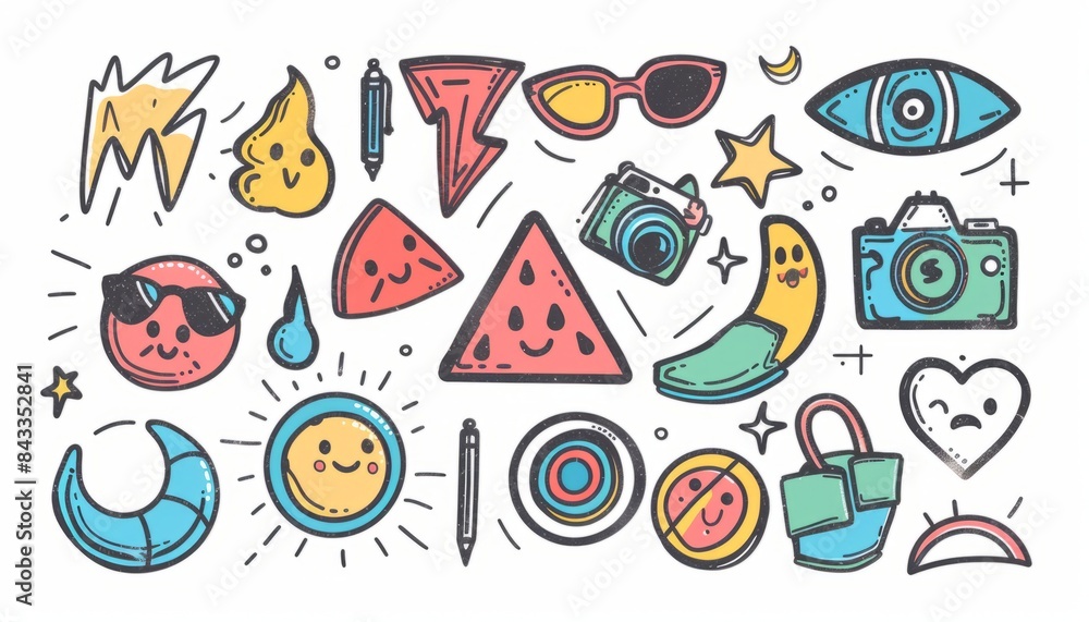 vector stickers pack vector stickers pack