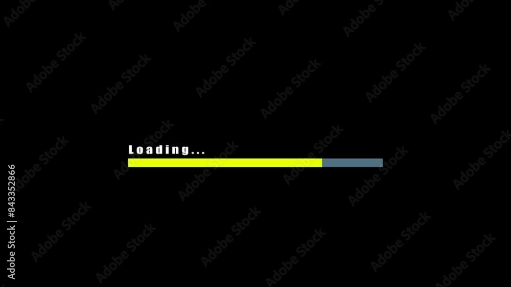 Loading bar fills up slowly, indicating progress on screen task, digital loading bar signals ongoing process, nearly reaching completion, Progress bar moves steadily. Loading bar fills up slowly, indicating progress on screen task, digital loading bar signals ongoing process, nearly reaching completion, Progress bar moves steadily.