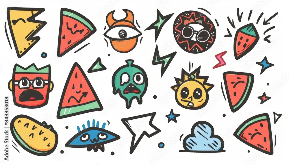 vector stickers pack vector stickers pack