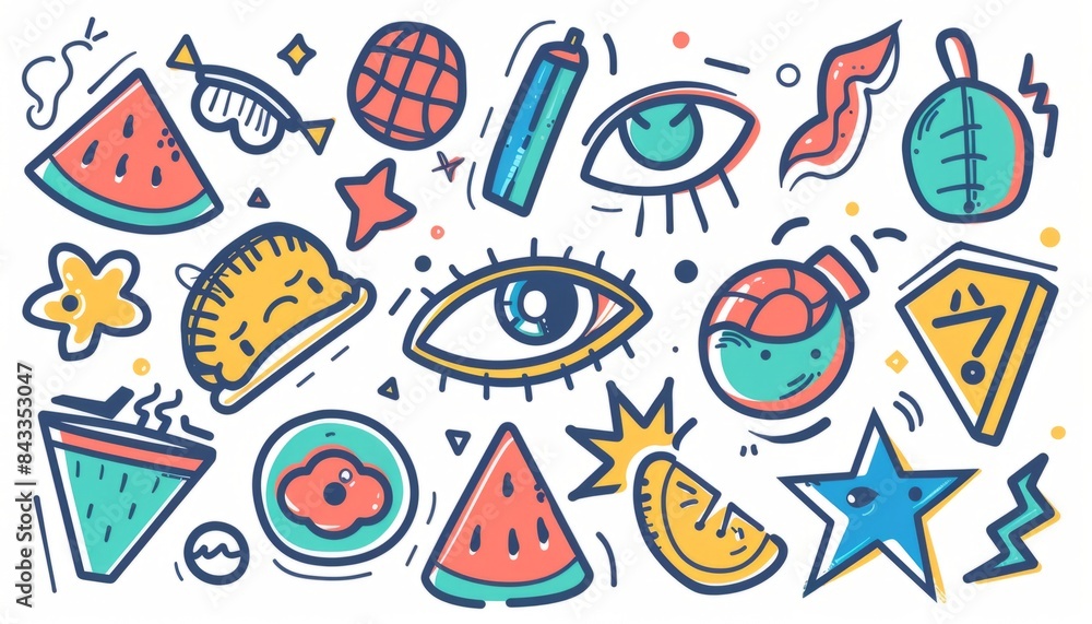 vector stickers pack vector stickers pack