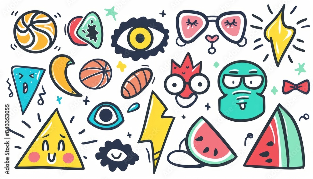 vector stickers pack vector stickers pack