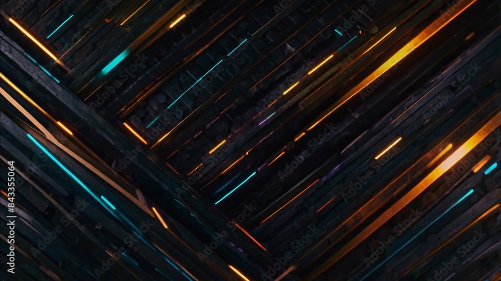 Dark grey black abstract background with Colorful glowing lines design for Social Media Post Generative Ai. Dark grey black abstract background with Colorful glowing lines design for Social Media Post Generative Ai.