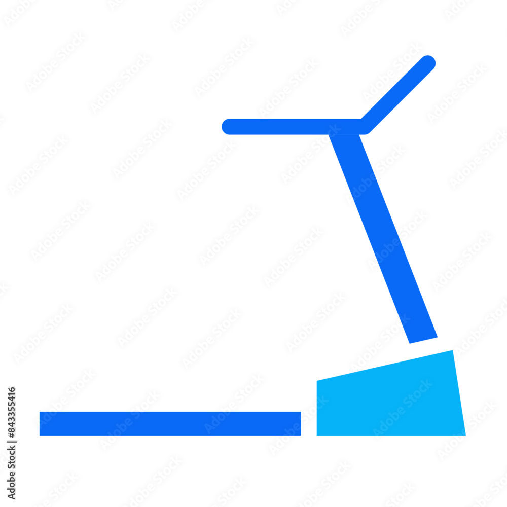 Treadmill solid dual tone icon. vector glyph line icon for mobile app, website, logo and presentation design. Treadmill solid dual tone icon. vector glyph line icon for mobile app, website, logo and presentation design.