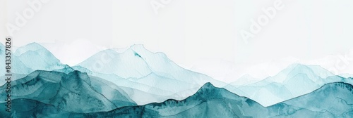 Wallpaper Mural Minimalist Abstract Watercolor Pieces, With Soft Whites And Gentle Blues, Evoking Calmness And Simplicity , HD Wallpapers, Background Image Torontodigital.ca