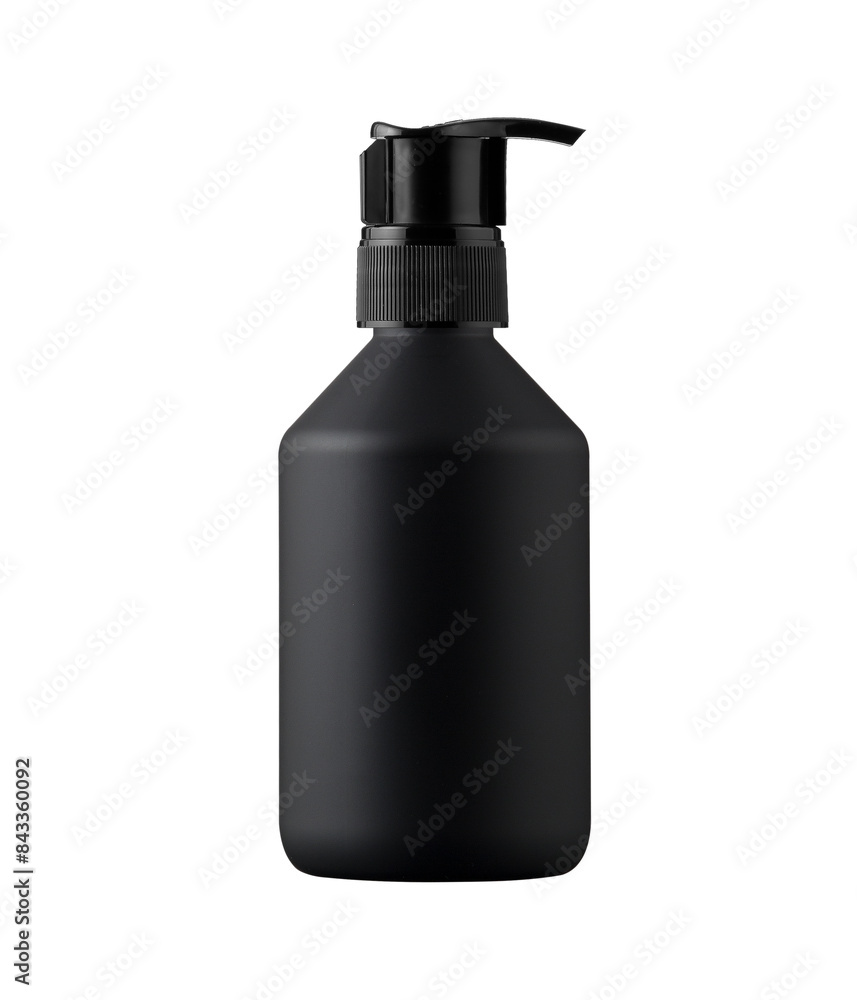 blank pump black bottle Skincare makeup product generic packaging mockup product shot for design layout blank pump black bottle Skincare makeup product generic packaging mockup product shot for design layout