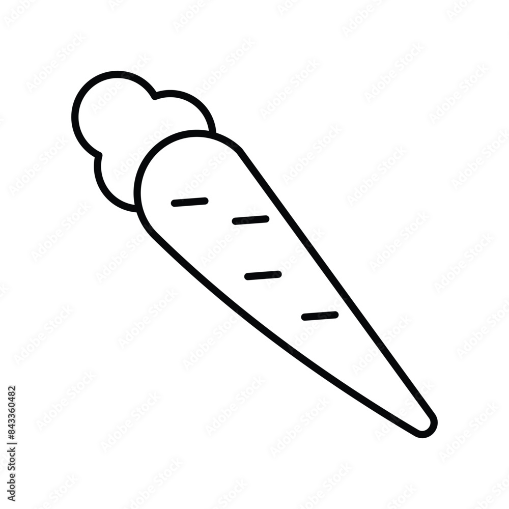 vegetable icon with white background vector stock illustration vegetable icon with white background vector stock illustration