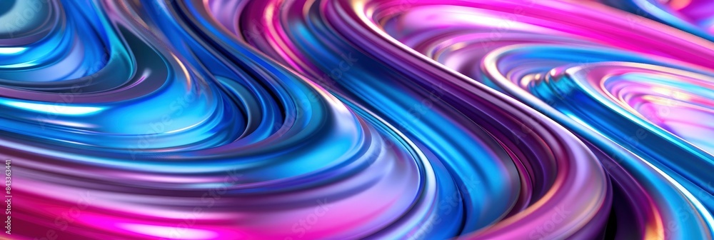 Fototapeta premium Energetic Lines Creating Waves In A Digital Realm, In Bright Colors, Evoking Innovation And Excitement , HD Wallpapers, Background Image