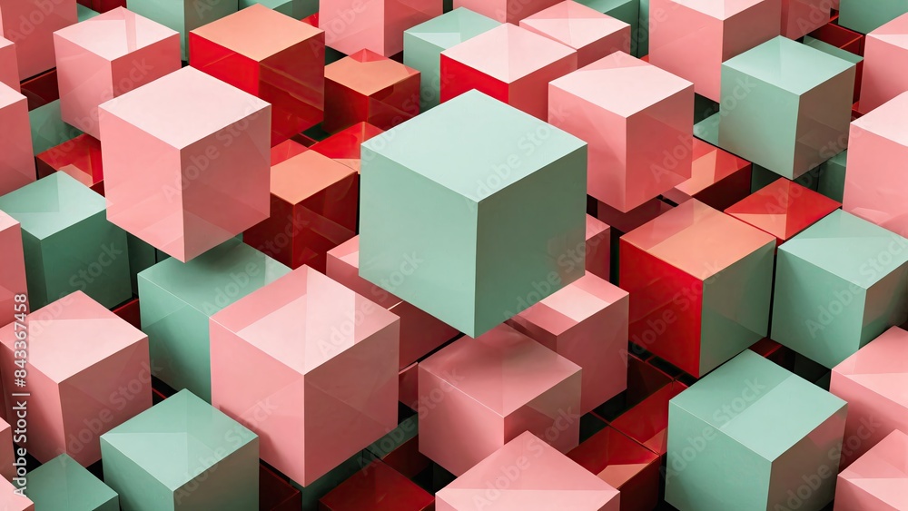 Obraz premium shapes, Generative AI, 