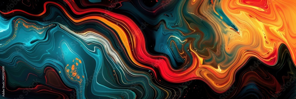 Bold And Expressive Contemporary Abstract Patterns, In Striking Blacks And Bright Colors, Creating A Dynamic And Impactful Visual , HD Wallpapers, Background Image Bold And Expressive Contemporary Abstract Patterns, In Striking Blacks And Bright Colors, Creating A Dynamic And Impactful Visual , HD Wallpapers, Background Image