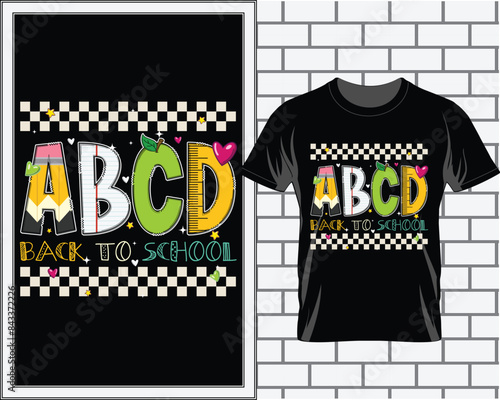 Back to School T Shirt Design