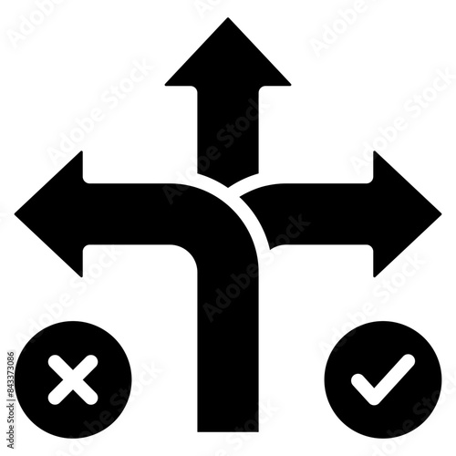 Decision Icon Element For Design
