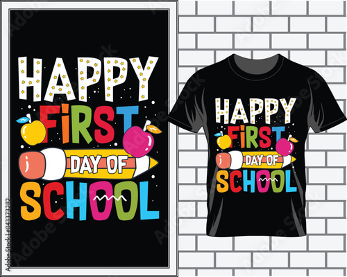 Back to School T Shirt Design