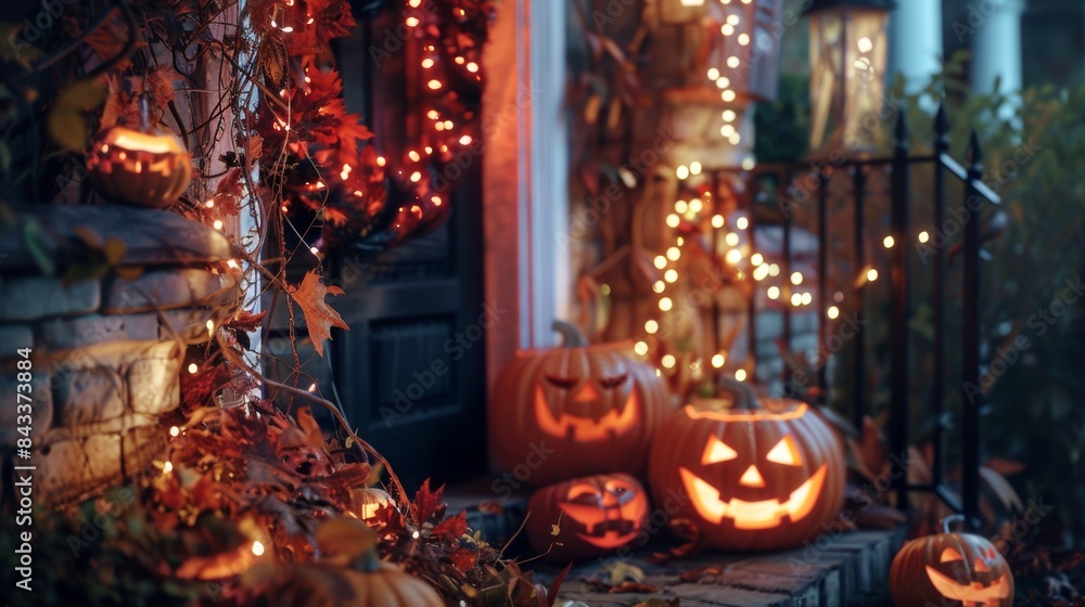 Burning Jack-O'-Lantern Burning Jack-O'-Lantern