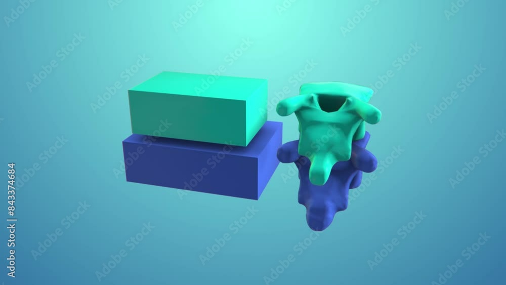 Labeled skeleton connections scheme. Educational anatomical diagram
