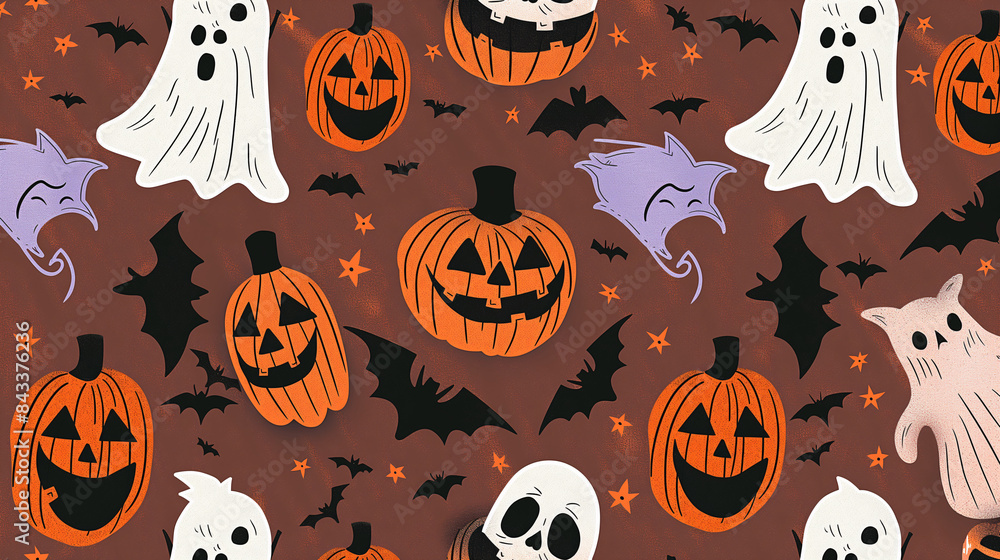 halloween seamless background halloween seamless background