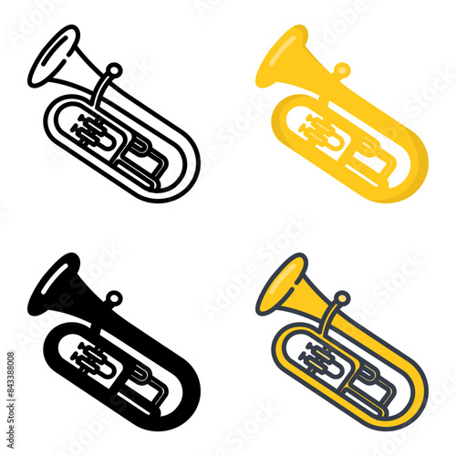 The Baritone icon represents a brass instrument used in bands and orchestras for rich, resonant tones.