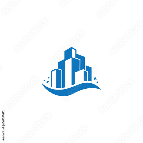 Modern House Appartment Logo Design Vector 