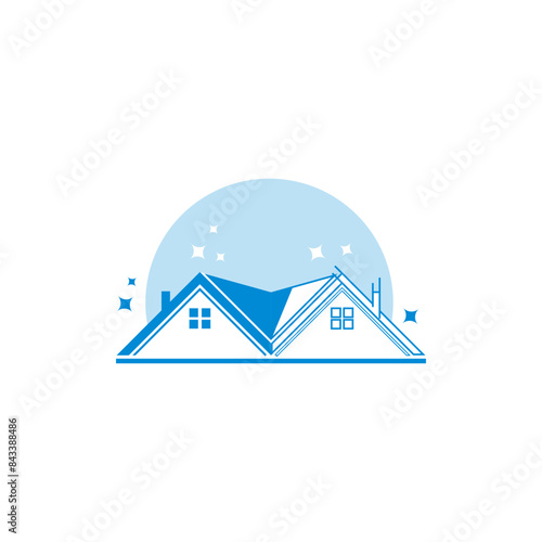 Modern House Appartment Logo Design Vector 