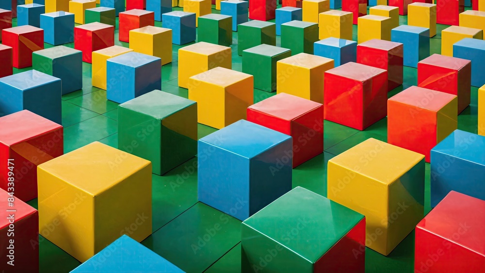 Obraz premium shapes, Generative AI, 