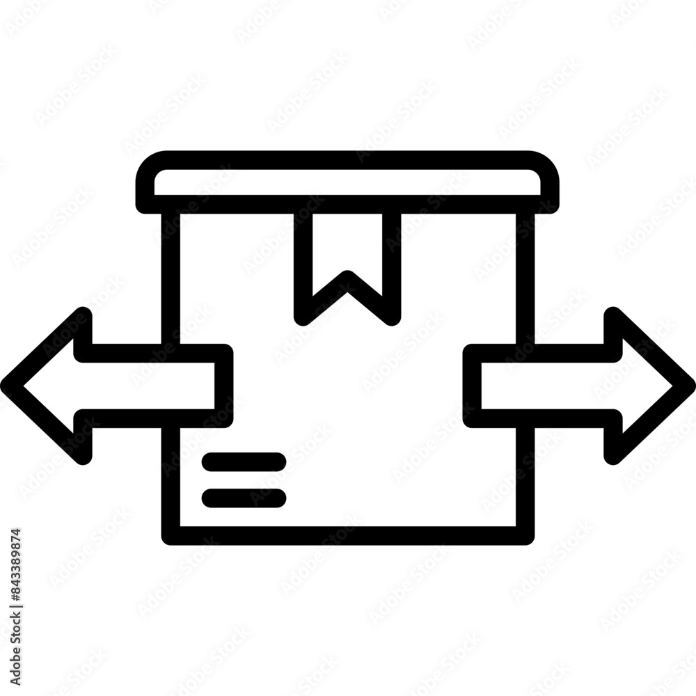 Package Sorting Icon Package Sorting Icon