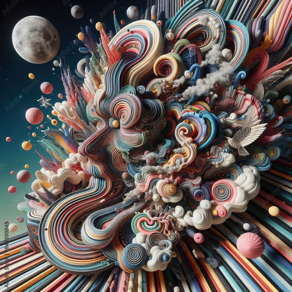 Modern Art Surreal Psychedelic Modern Art Surreal Psychedelic