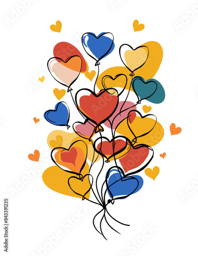 heart shaped balloons