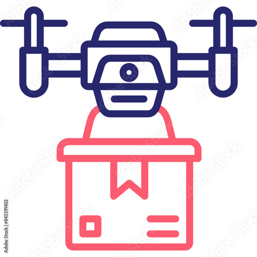 Delivery Drone Icon
