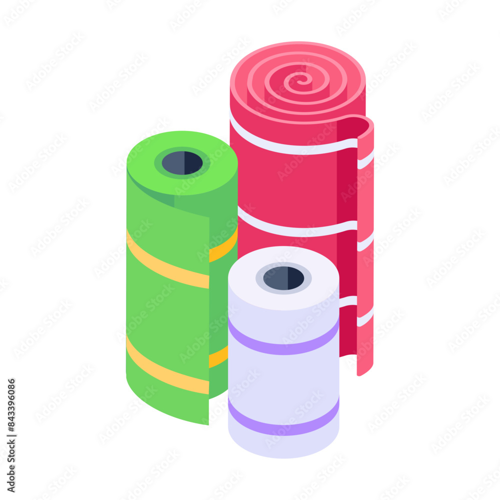 Sewing and Textile Tools Isometric Icons
Sewing and Textile Tools Isometric Icons