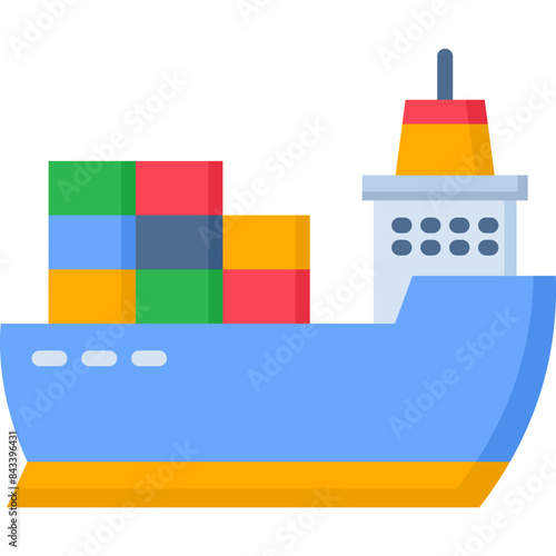 Cargo Ship Icon